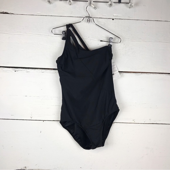 Lands end one shoulder one piece swimsuit - Picture 5 of 7
